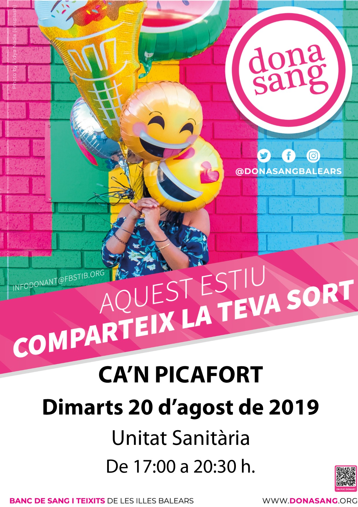 Campanya Donació de Sang Agost 2019 Can Picafort