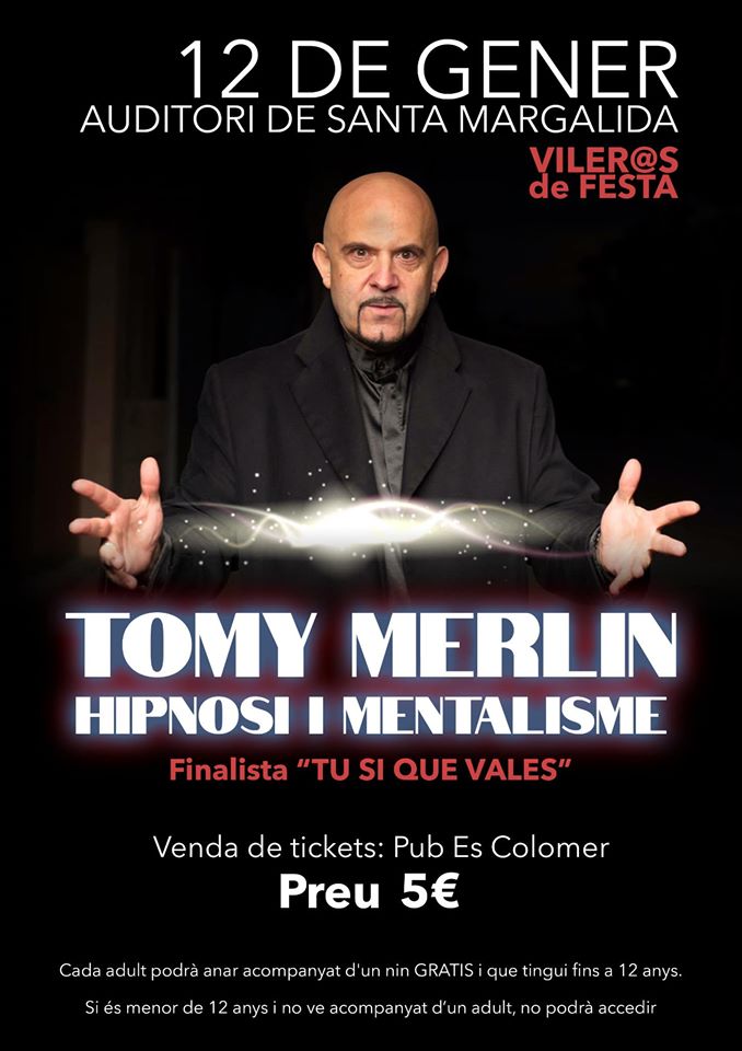 Hipnosi i mentalisme: Tomy Merlin